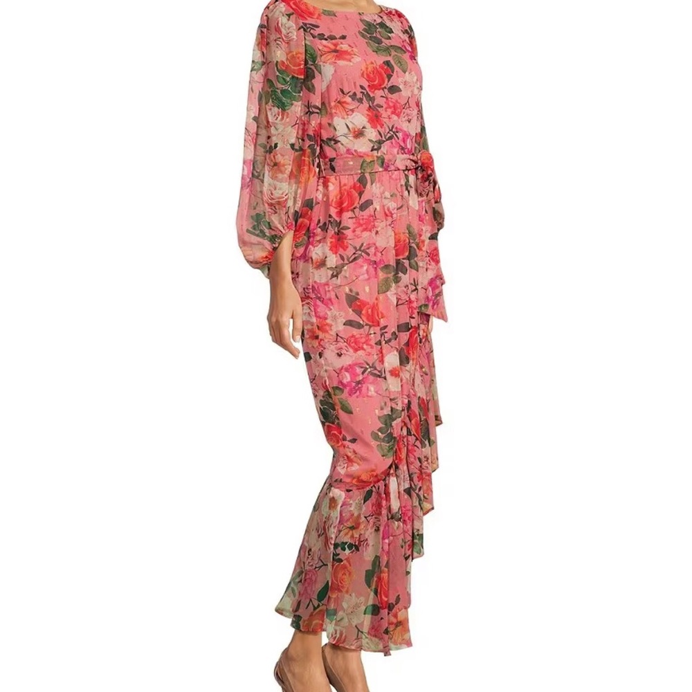 Eliza J Chiffon Ruffle Dress. EUC - Picture 6 of 8